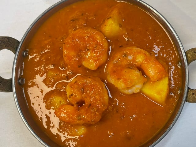 Shrimp Vindaloo.